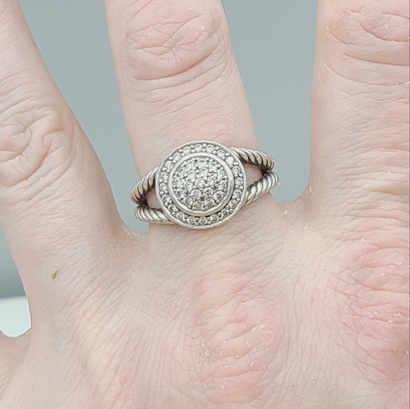 David Yurman Petite Cerise Diamond Ring - Picture 11 of 15